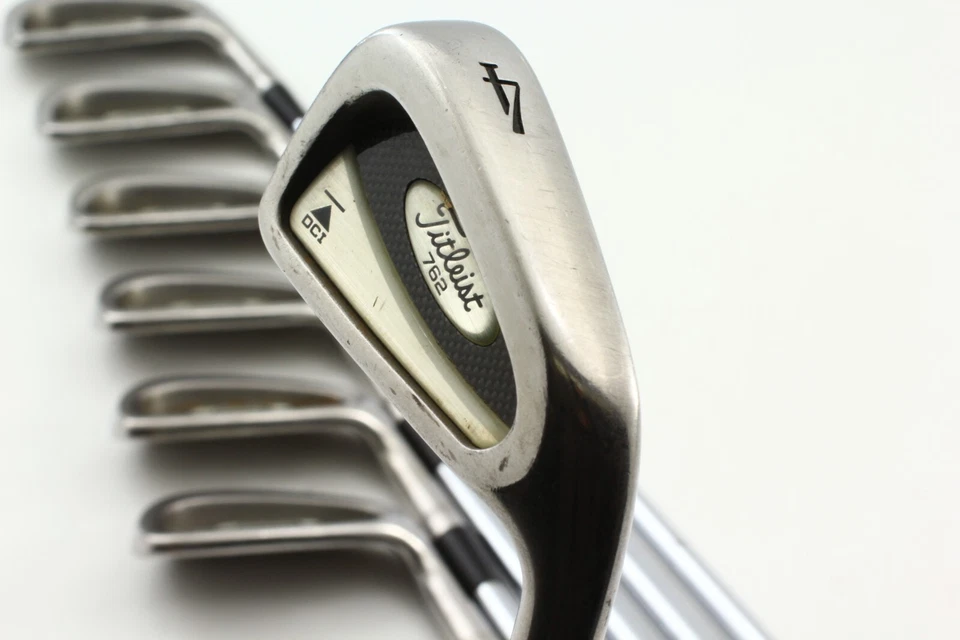 7Pcs Titleist DCI 762 4-5-6-7-8-9-P  Iron set Rifle FCM 6.0 Stiff Steel RH Irons - Image 1 of 4