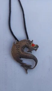 COLLANA CIONDOLO METALLO DRAGO C137 - Imagen 1 de 3
