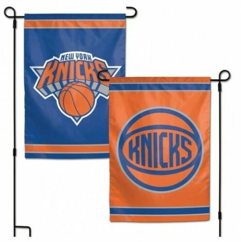 New York Knicks 2 Sided Double Sided Garden Flag OUTDOOR RATED FREE SHIPPING Cover