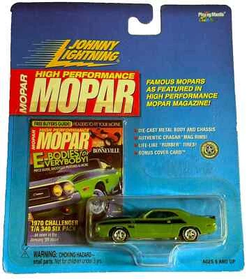 Dodge Challenger 1970 Johnny Lightning Muscle Cars 1:64 verde serie 1 EE. UU. Foto 1 de 4