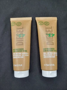 Diesel D Face Moisturizer 2.5 oz / 75 mL For Him Her Unisex ** Lot of 2 ** - Picture 1 of 4