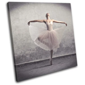 Ballerina Ballet Dancer Dancing Performing SINGLE CANVAS WALL ART Picture Print - Picture 1 of 1
