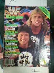 WWF Magazine August 1989 Vintage Shawn Michaels Marty Jannetty The Rockers - Picture 1 of 2