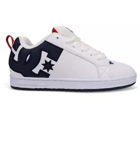 Dc Shoes Patín Court Graffik Blanco - Azul Marino - Rojo 300529 WNR Hombre Talla - Imagen 1 de 8