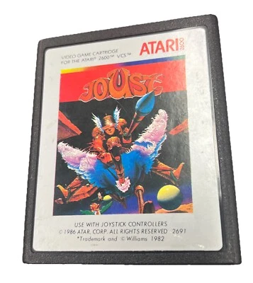 Cartucho de jogo Joust (ATARI 2600, 1983) somente, testado - Imagem 1 de 3