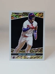 2021 Topps Chrome Black Gold Bryce Harper #6 Washington Nationals Baseball Club - Bild 1 von 2