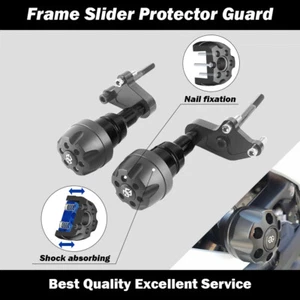 CNC Luxembourg Shock Absorption Frame Slider Plug Protector for CFMOTO NK400 650 - Picture 1 of 10