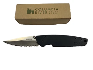 CRKT Mirage 6723 AUS6M Zytel Serrated Folding Knife Tawain NOS-Vintage - Picture 1 of 4