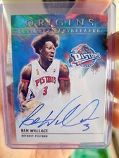 Ben Wallace Legendary Origins On Card Auto