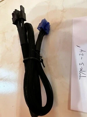 Corsair TX750M  HX1200  AX860I  8 PIN TO 8 pin  PCIE VGA  POWER cable ORIGINAL - Image 1 of 3