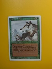 MTG Card.  Aspect of Wolf  Revised Edition. Old Vintage as pics