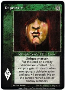 Depravity Third Edition V:TES VTES Vampire CCG - Bild 1 von 1