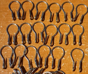 (20) Kirsch 1" Pin-On Tie-Back Rings Mfr Part #1421061 Drapery Hold Back Rings - Picture 1 of 3