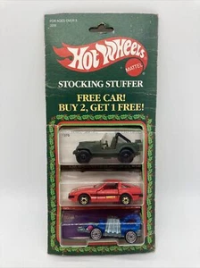 Hot Wheels 1986 Christmas Stocking Stuffer 3 pack - Nissan 300zx- Jeep  - Picture 1 of 9