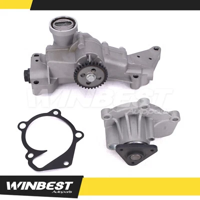 Engine Oil Pump Water Pump fit 2010-2014 Hyundai Genesis Coupe 2.0L New - Image 1 of 4
