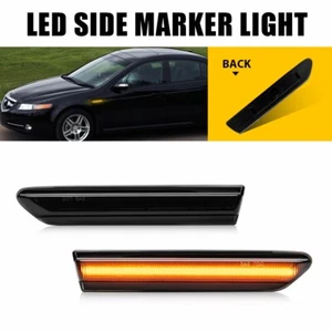 33850SEPA01 2X Front LED Side Marker Light Amber Lamp Set For 2004-2008 Acura TL - Picture 1 of 11