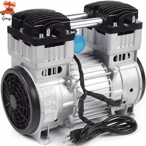 Pompa Aria Silenziosa 1100W 7CFM Testa Compressore Piccola Aria Muta Pompa Vuoto Senza Olio - Foto 1 di 8