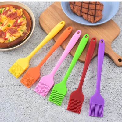 Silicone Pastry Brush Baking BBQ Basting Oil Pastry Cooking Bakeware Utensil UK - Image 1 of 4
