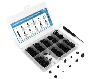400 Teile Computer Schrauben Abstandshalter Kit SSD Schraube für Universal Mainboard PC - Bild 1 von 7