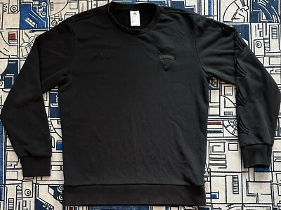 Seattle Sounders FC adidas Black Tango Crew Neck Pullover Sweatshirt size MEDIUM - Image 1 of 4