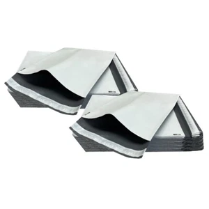 Bolsas de correo de polietileno UOFFICE 1000 9x12" - #2 bolsas sobres blancos auto-sellantes - Imagen 1 de 9