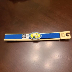 Cinturón elástico ajustable vintage Snoopy 40 años 18"" - 28"" cacahuetes Lee NUEVO - Imagen 1 de 8