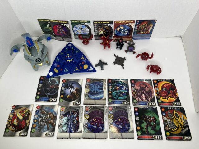 Bakugan lot of 33 figures & 106 Cards Battle Brawlers 2007-2013 Spin master