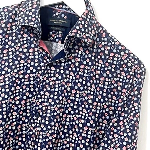 Guide London Hemd Größe M Langarm Herren Lila Blau Premium Baumwolle - Bild 1 von 9