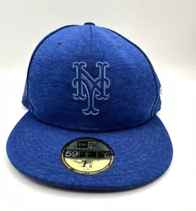 New York Mets Cap New Era 59Fifty Fitted Baseballcap Größe 7 1/8 - GEBRAUCHT - Bild 1 von 9