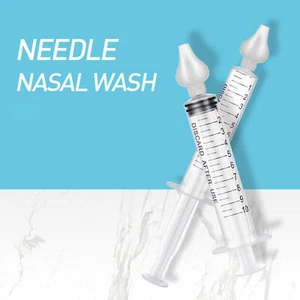 2x Baby Nose Nasal Aspirator 10ML Vacuum Sucker Toddler Cleaner Children Infant - Picture 1 of 7