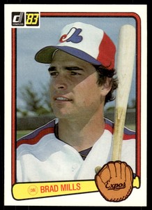1983 Donruss Brad Mills Montreal Expos #366