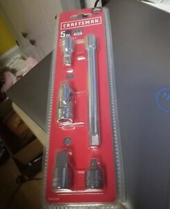 Craftsman 5 pc. Accessory Drive Extension Tool Set, 3/8" Drive (CMMT42335)  NEW