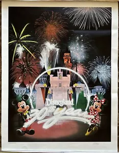 Disneyland 30th Year Poster 1985 - Signed by Charles Boyer - Numbered /24,500 - Picture 1 of 8