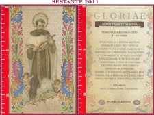 C41 SANTINO HOLY CARD BEATO FRANCO DA SIENA EREMITA CARMELITANO 11 DICEMBRE