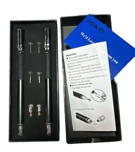 MEKO Precision High Sensitive Stylus Set of 2 w/ 3 Replaceable Tips iPad Phone - Picture 1 of 3