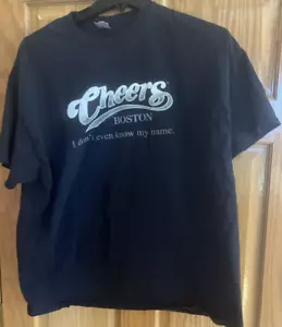 Cheers Boston schwarzes T-Shirt "I Don't Even Know My Name" Gr. XXL 2XL gebraucht schön - Bild 1 von 6