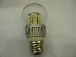 10x 4W E27 ES 5050 WARM WHITE LED 50mm Golf Ball Light Lamp Bulb AC 230V Job Lot - Picture 1 of 6