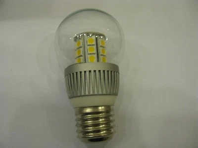 10x 4W E27 ES 5050 WARM WHITE LED 50mm Golf Ball Light Lamp Bulb AC 230V Job Lot - Image 1 of 4
