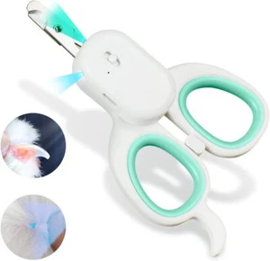 Pet Nail Clipper with LED, Cat Dog Rabbit Grooming Tool to Avoid Over Cutting - Picture 1 of 9