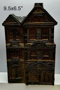 Counterpoint San Francisco Style Row Brown House Wall Pocket Vase Planter Japan - Picture 1 of 7