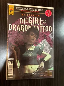 La chica del dragón tatuado #1-2 ** Milenio ** Titan Comics ** Estuche rígido - Imagen 1 de 2