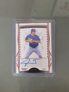 2022 Leaf Trinity James Triantos 1/3 Auto Chicago Cubs MLB Baseball Card BA-JT1 - Picture 1 of 2