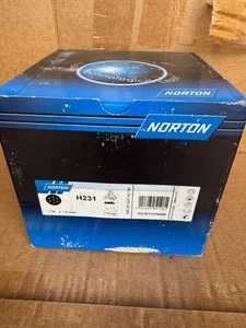 Norton P40 Hook & Loop Abrasive 150mm Discs Box (100) 7 hole 6" Sanding H231 - Picture 1 of 3