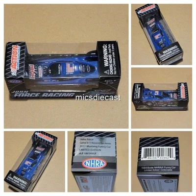NHRA Gold Series 2011 John Force Castrol 911 HOH Mustang Funny Car 1:64 NIB - Image 1 of 4