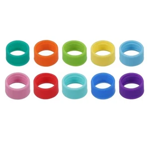 10 Pcs Two Way Radio Antenna Rubber Ring Color Bands for Handheld Walkie-talkie - Zdjęcie 1 z 7