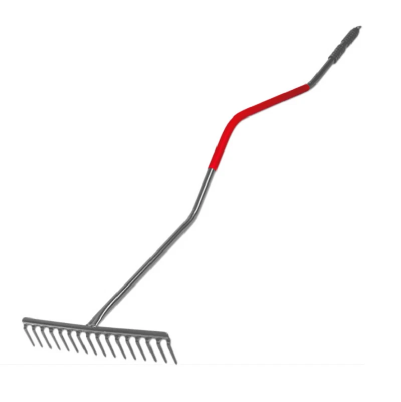 Gartenrechen Gartenharke Rechen Harke 14-16 Zinken Rasenrechen Kohlestahl EXTRA - Bild 1 von 1