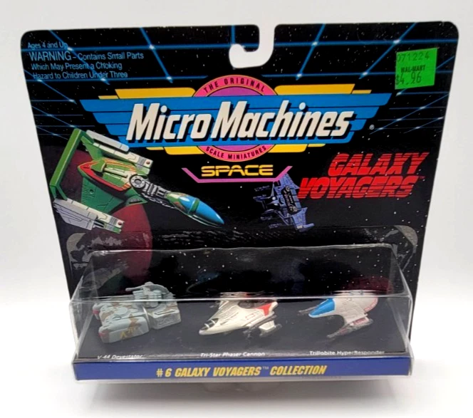 Micro Machines SPACE GALAXY VOYAGERS #6 GALAXY VOYAGERS COLLECT 1994 Galoob NEW - Image 1 of 3