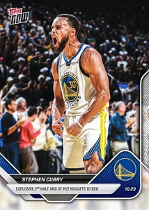 Stephen Curry  2025-26 NBA Topps NOW Explosive 2nd Half Card #22 -  QTY - Picture 1 of 2