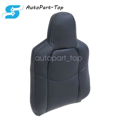 For 2009 2010-2014 Mazda MX-5 Miata Driver Side Top Leather Seat Cover Black - Image 1 of 4