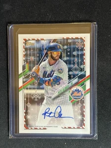 2019 Topps Holiday #WHA-PA Pete Alonso Autographs Metallic #/10 - Picture 1 of 2